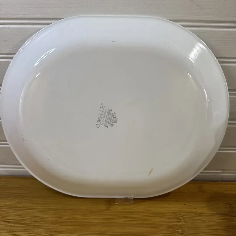 Vtg Corelle Silk & Roses 12 1/4